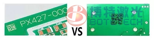 PCB打標(biāo)對比 PCB打標(biāo)對比